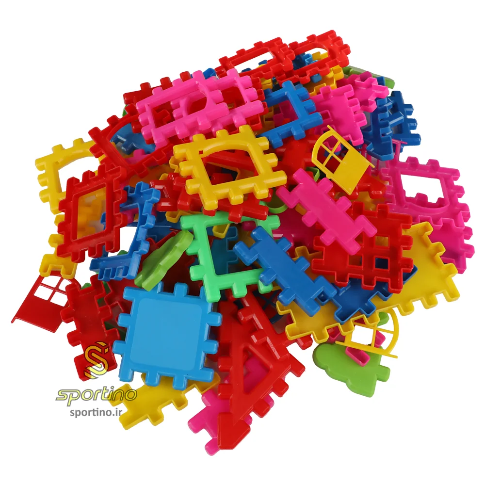 اسباب بازی فکری خانه سازی بلوک بردیا 86 قطعه