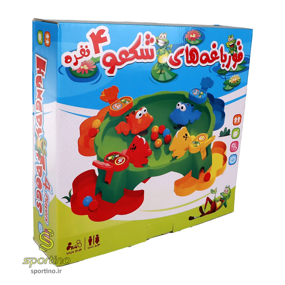 اسباب بازی فکری مدل قورباغه شکمو 4 نفره