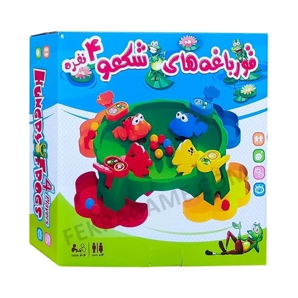 اسباب بازی فکری مدل قورباغه شکمو 4 نفره