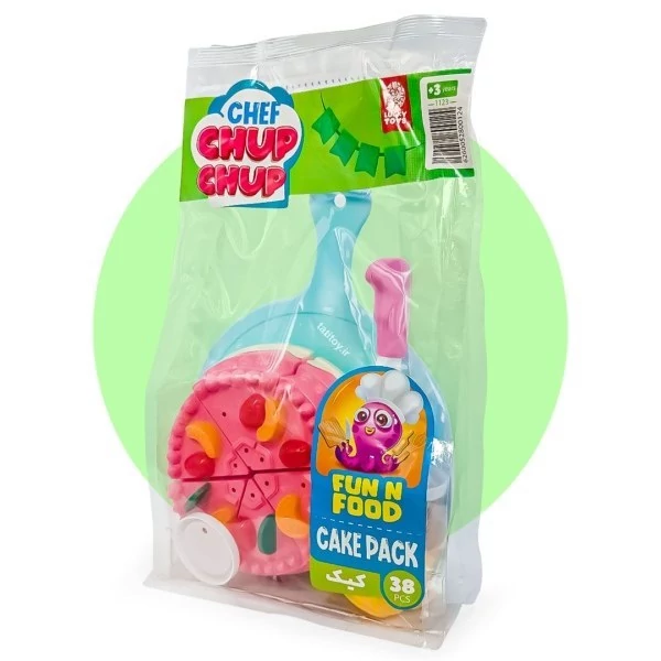اسباب بازی کیک برشی 38 قطعه کد 1123
