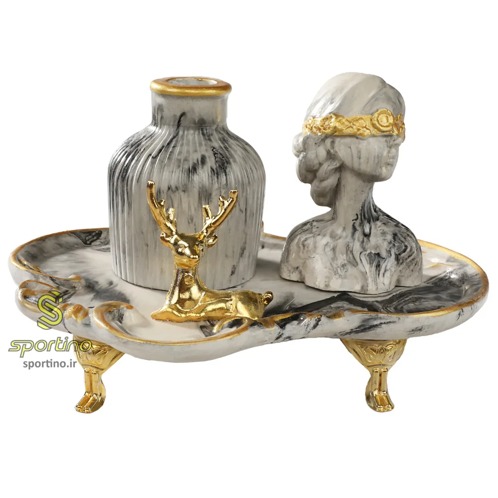 ست اکسسوری سنگ مصنوعی طرح گرانیت