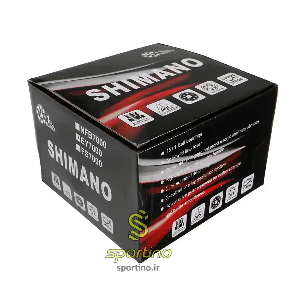 چرخ موتور شیمانو قدرتی NFB7000 فلزی چوب ماهیگیری مدل H5
