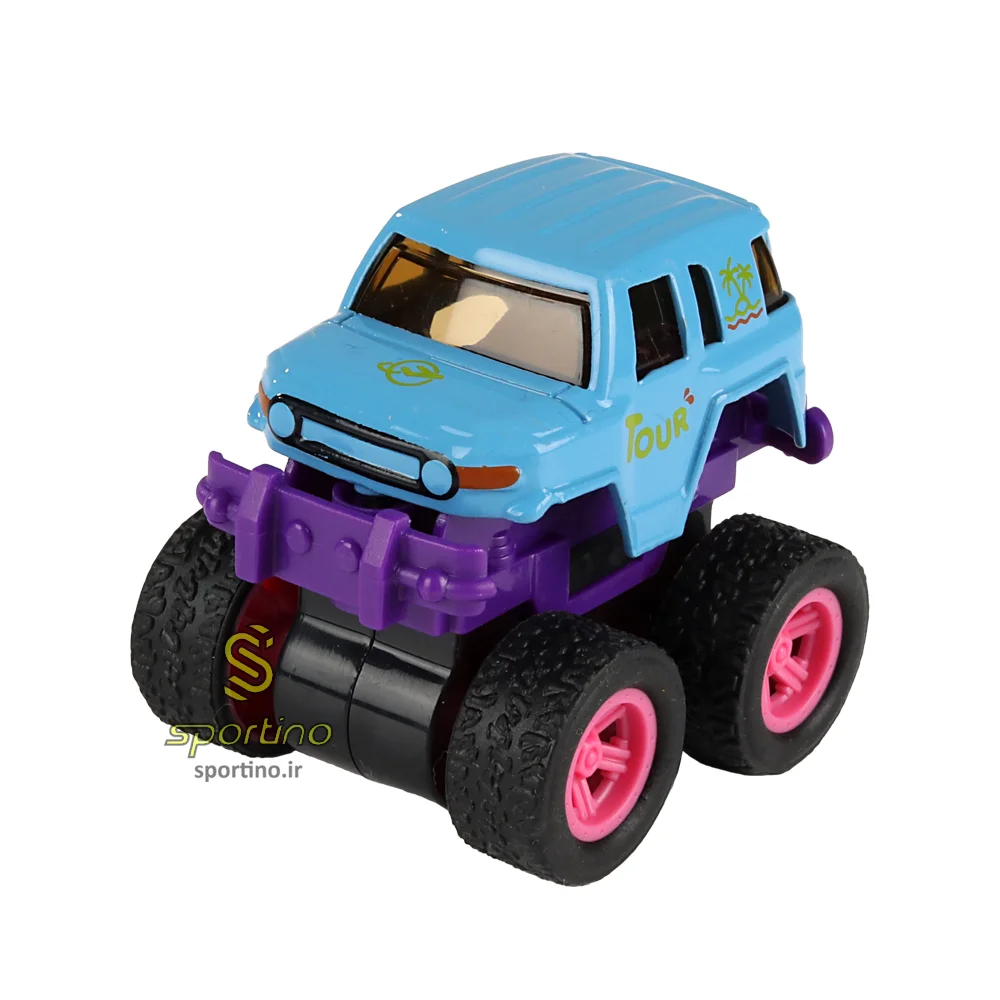 اسباب بازی ماشین فلزی آفرود ملق زن