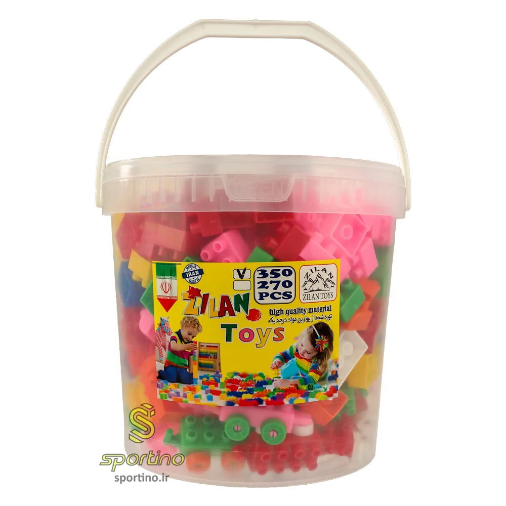 اسباب بازی فکری لگو سطلی 350 قطعه