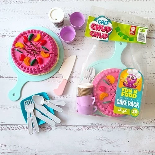 اسباب بازی کیک برشی 38 قطعه کد 1123