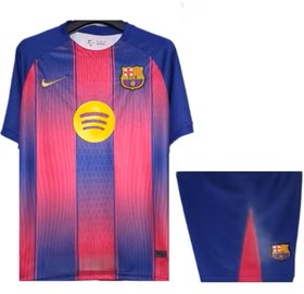 لباس اول بارسلونا 2025 یامال ، پیراهن شورت ورزشی بارسلونا