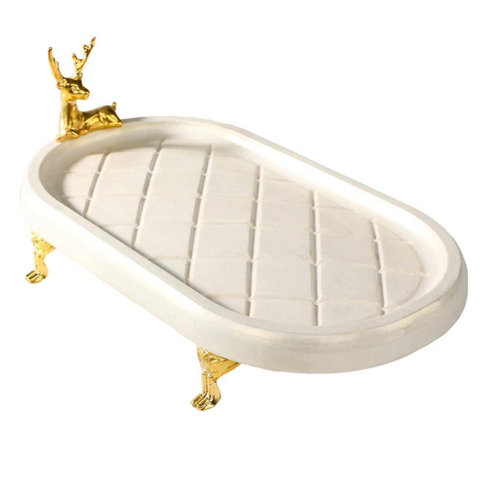 سینی سنگ مصنوعی پایه دار طرح صدفی