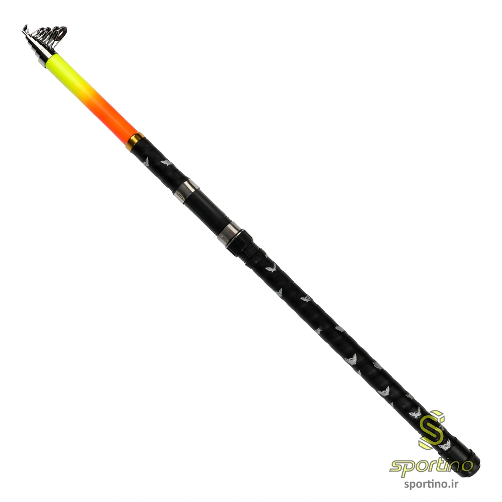 چوب لنس ماهیگیری رنگین کمان قدرتی طول 3.6 متر M1
