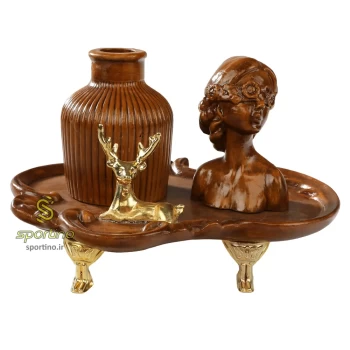 ست اکسسوری سنگ مصنوعی طرح چوبی