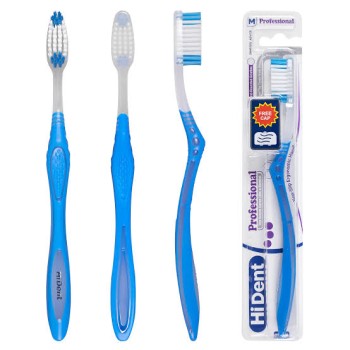 مسواک پروفشنال مدیوم قاب‌دار کد 989 | خرید مسواک Professional Medium