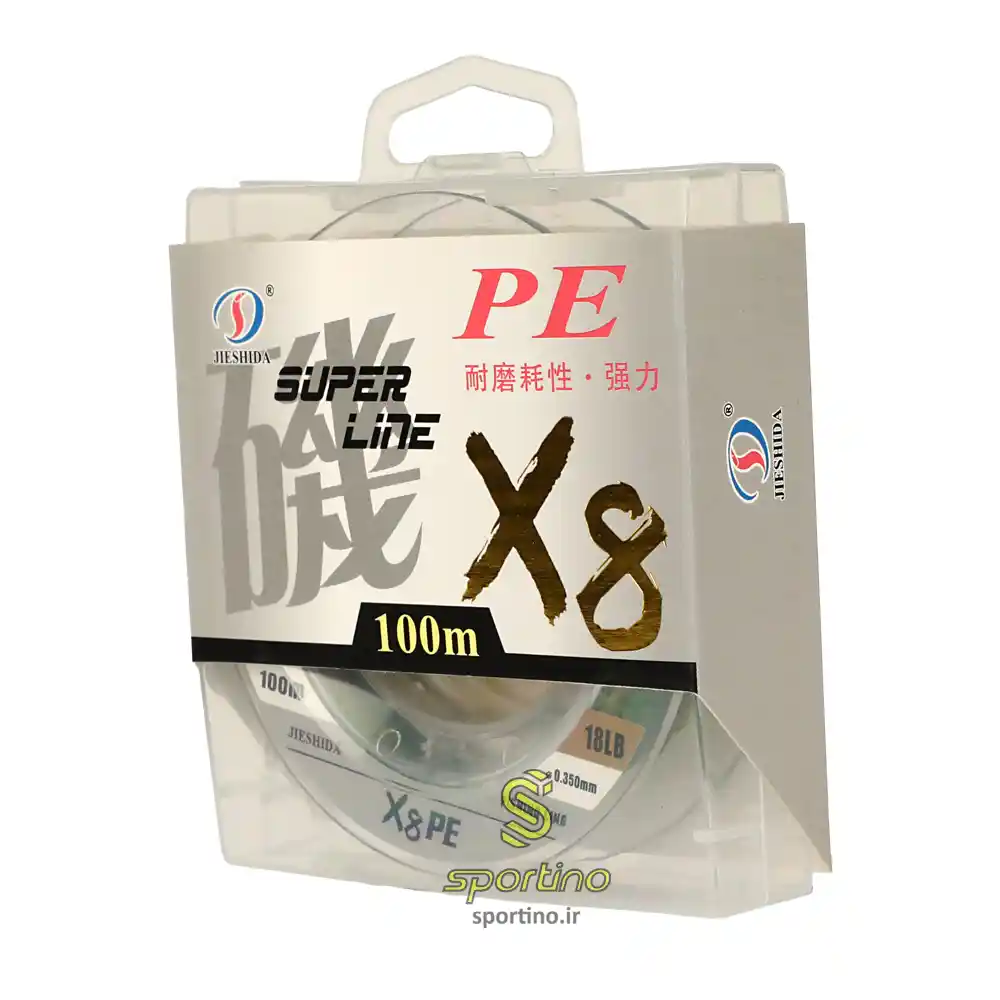 نخ ماهیگیری سوپر لاین PEX8 صد متری 0.35 mm
