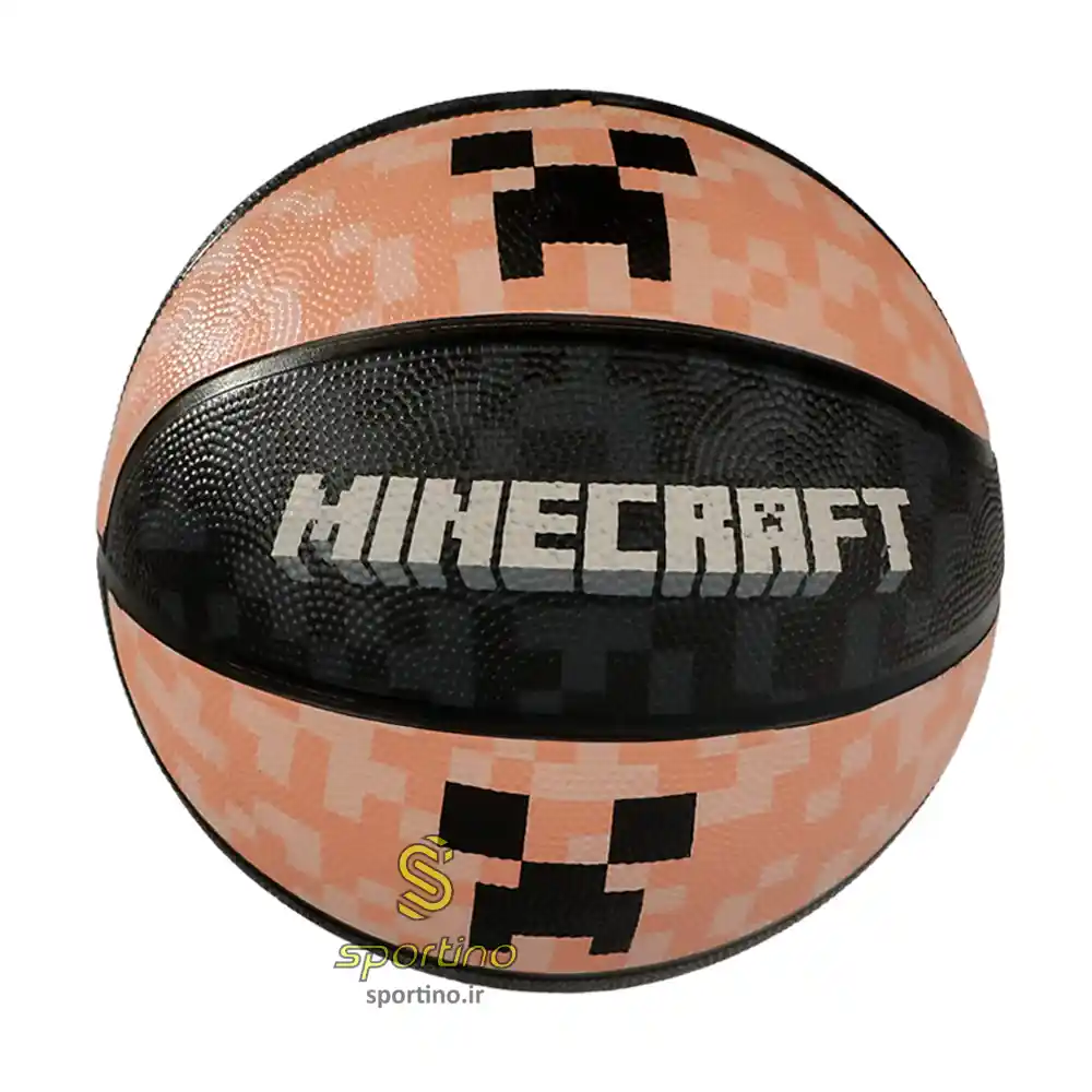 توپ بسکتبال لاستیکی سایز 5 ماینکرافت Minecraft