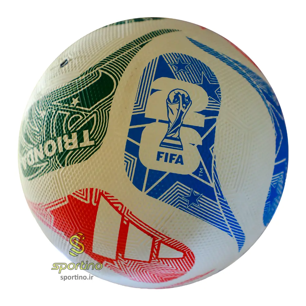 توپ فوتبال لاستیکی جام جهانی سایز 4 2026 trionda