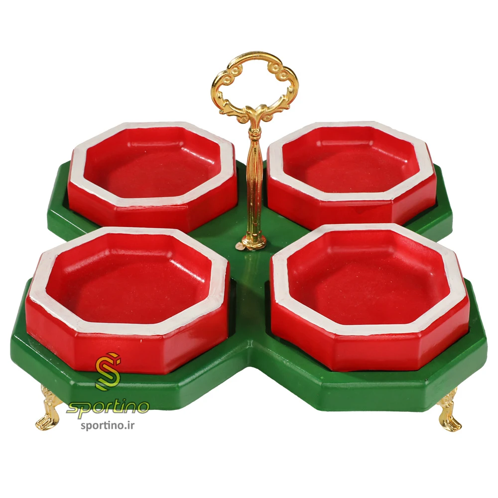 آجیل خوری چهارتایی سنگ مصنوعی طرح یلدایی