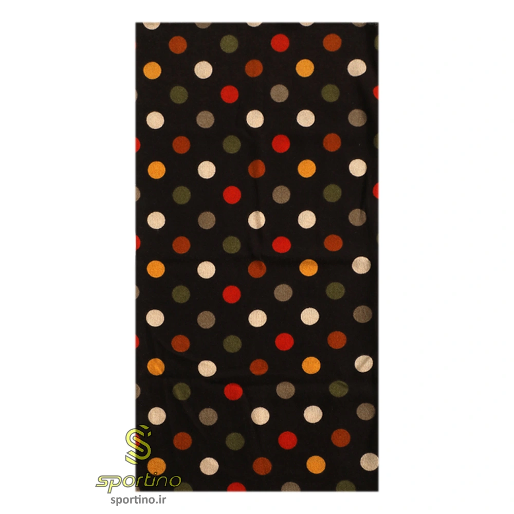 اسکارف ورزشی نخی طرح دار
