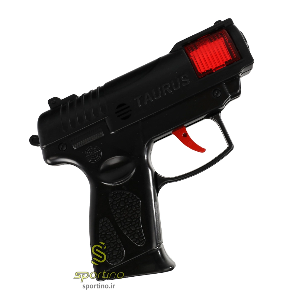 اسباب بازی تفنگ کلت جرقه ای نوک زن golden gun
