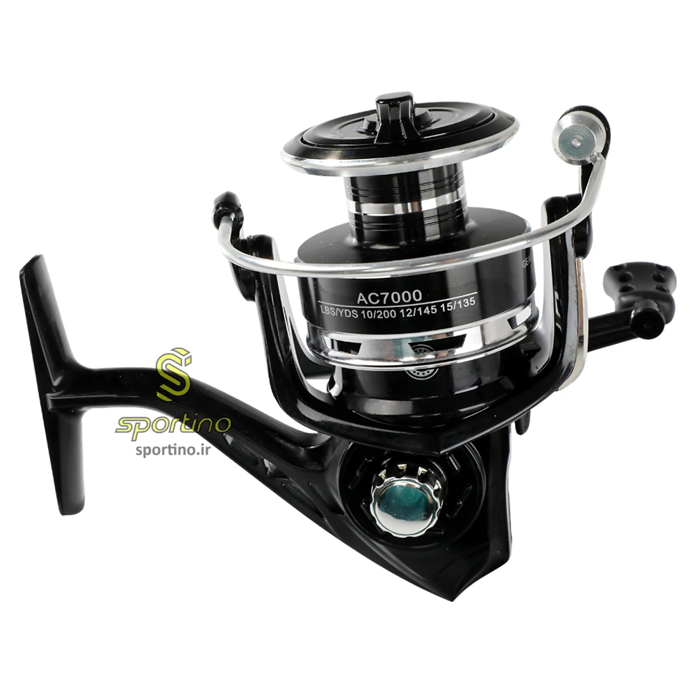 چرخ موتور ماهیگیری Spining Reel مدل AC7000 کد M6 | خرید چرخ ماهیگیری روان و مقاوم