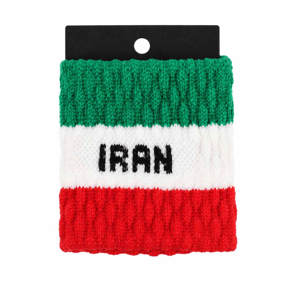 خرید مچ بند حوله ای دوتایی طرح ایران 7 سانتی