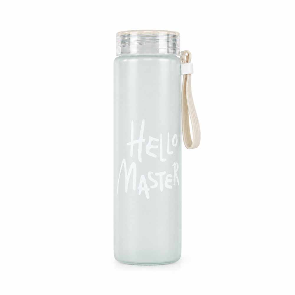 قمقمه آب شیشه‌ای Hello Master وارداتی دی شاپ