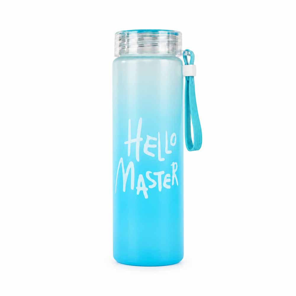 قمقمه آب شیشه‌ای Hello Master وارداتی دی شاپ