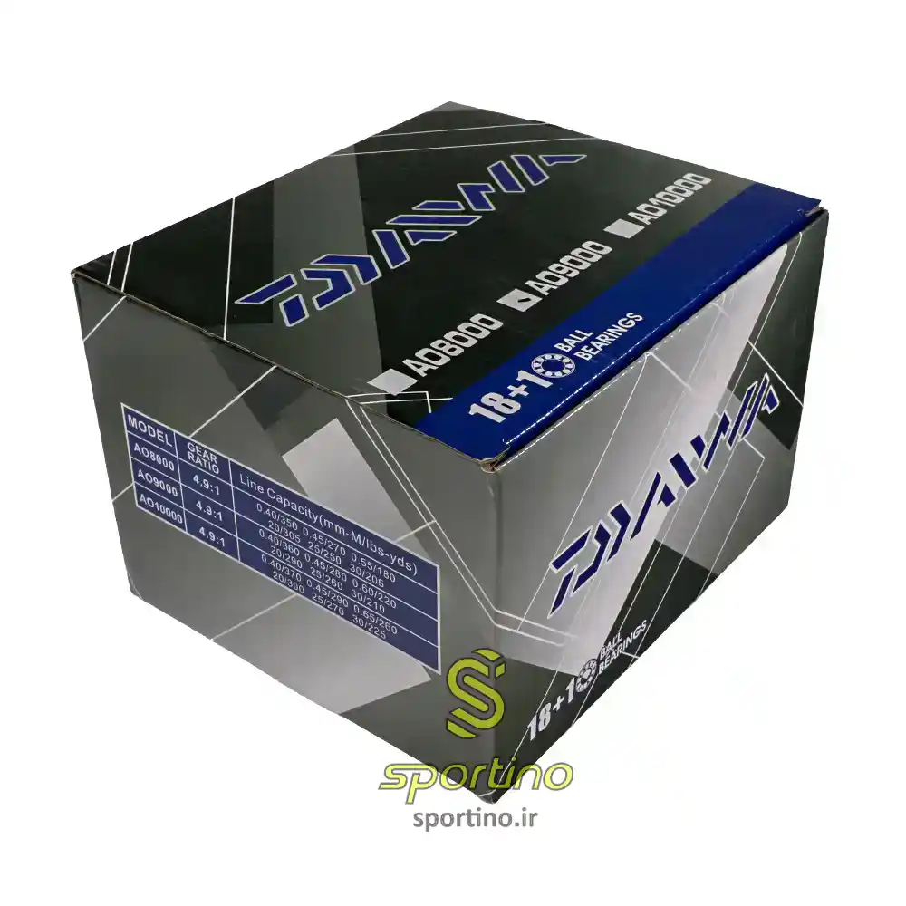 چرخ موتور دایوا قدرتی 9000 چوب ماهیگیری مدل H4