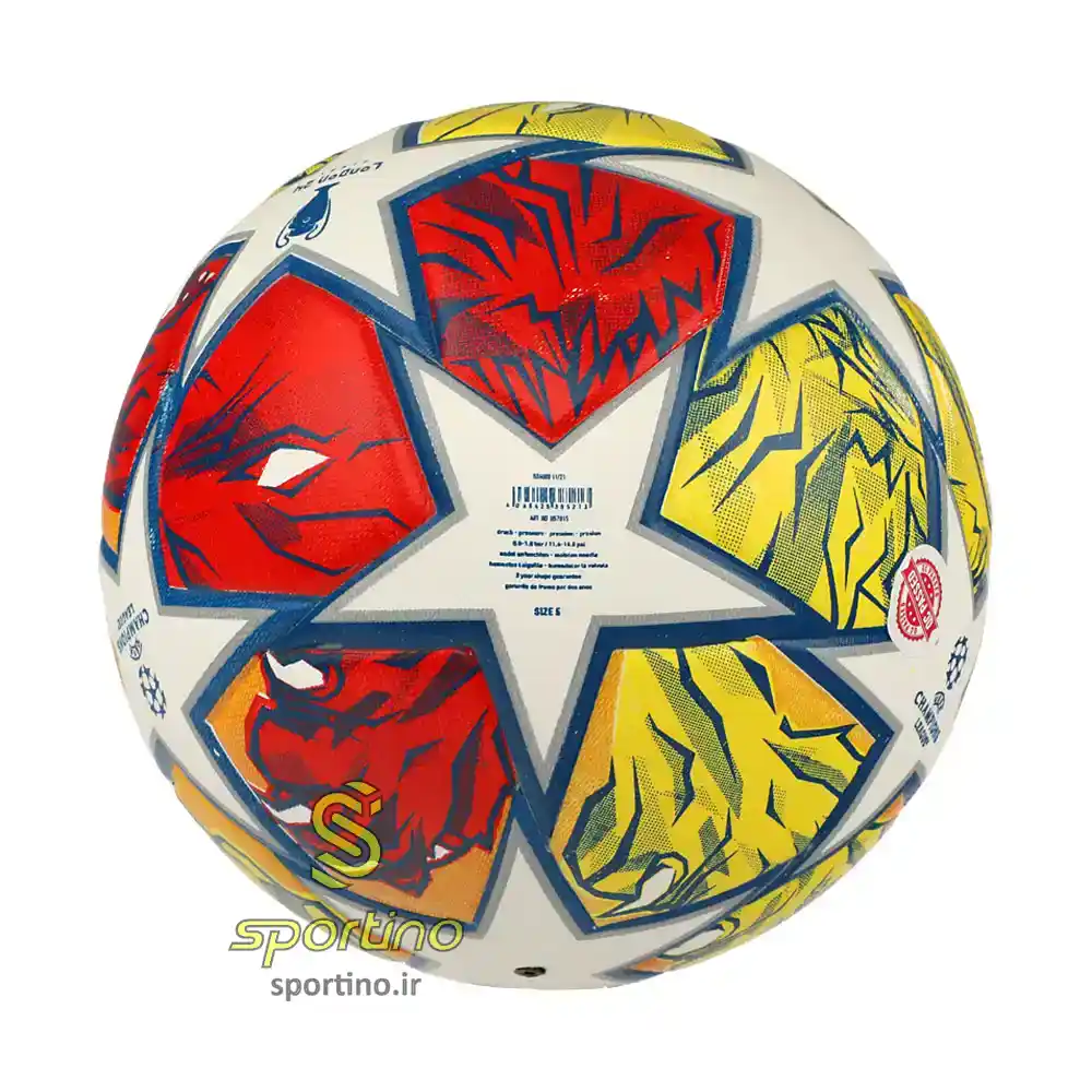 توپ فوتبال چرمی بتا سایز 5 طرح Champions League