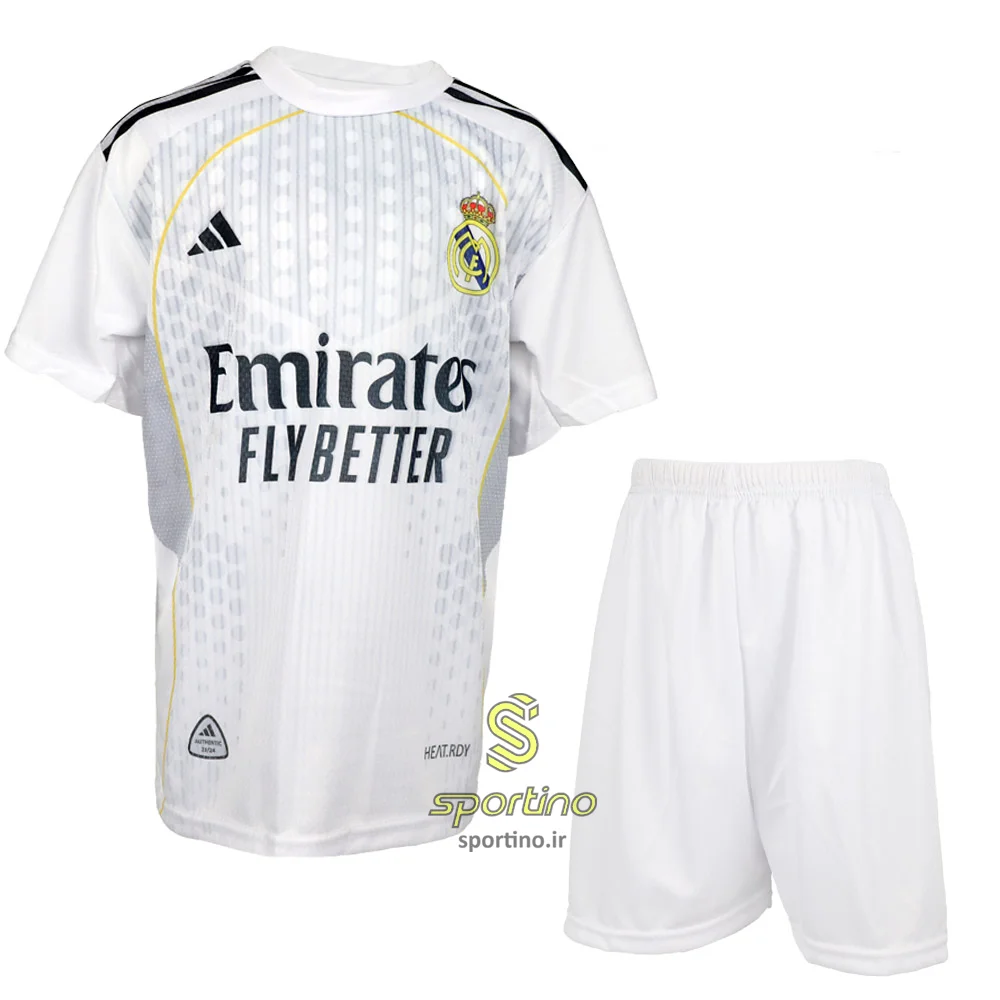 پیراهن شورت باشگاهی رئال مادرید طرح امباپه