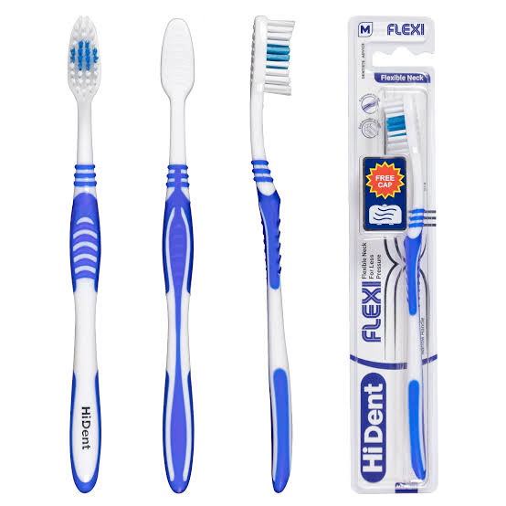 مسواک هایدنت فلکسی مدیوم قاب‌دار کد 974 | خرید مسواک Hydent Flexi Medium