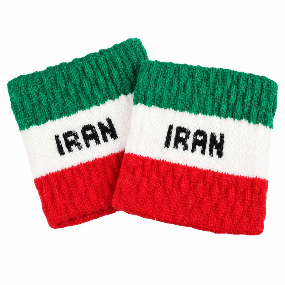 خرید مچ بند حوله ای دوتایی طرح ایران 7 سانتی