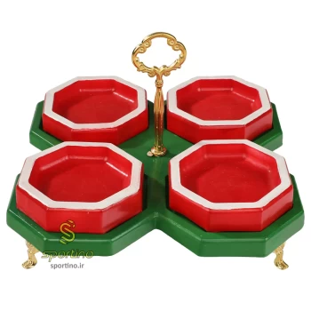 آجیل خوری چهارتایی سنگ مصنوعی طرح یلدایی