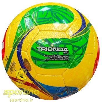 توپ فوتبال طرح آدیداس Triondaطرح رسمی جام جهانی2026سایز5|زرد TP