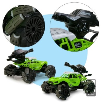 اسباب بازی کنترلی مدل ماشین دو طرح تیر پرتابی