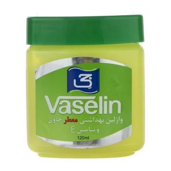 خرید وازلین بهداشتی ویتامین E جی مدل معطر 120ml | مرطوب‌کننده و ترمیم‌کننده پوست