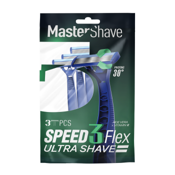 تیغ خودتراش سه لبه اسپید 3 فلکس مستر شیو مردانه | خرید خودتراش Master Shave