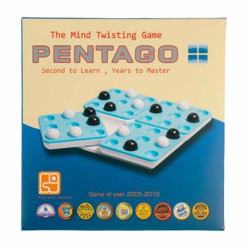بازی فکری پنتاگو فکرانه مدل Pentago | خرید بازی فکری دو نفره پنتاگو